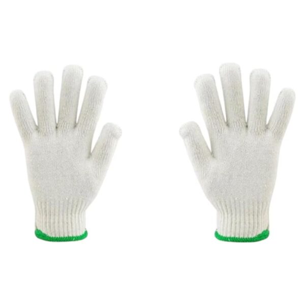 Blue Rabbit Cotton Gloves White (Sarung Tangan Katun) B5BR (List Biru) 1dozen(12pairs)